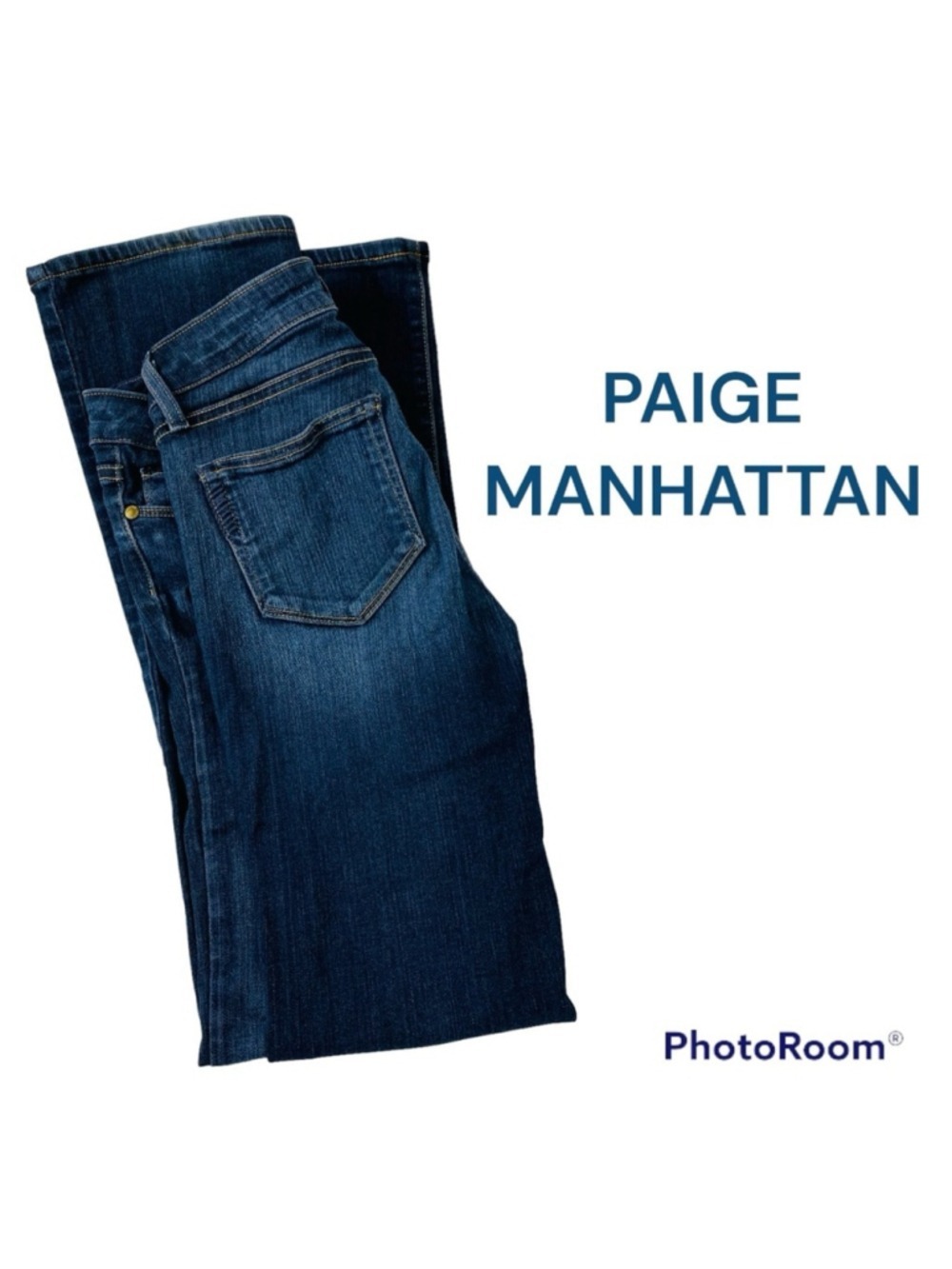 PAIGE Manhattan Boot Cut Jeans Size 26 Armstrong